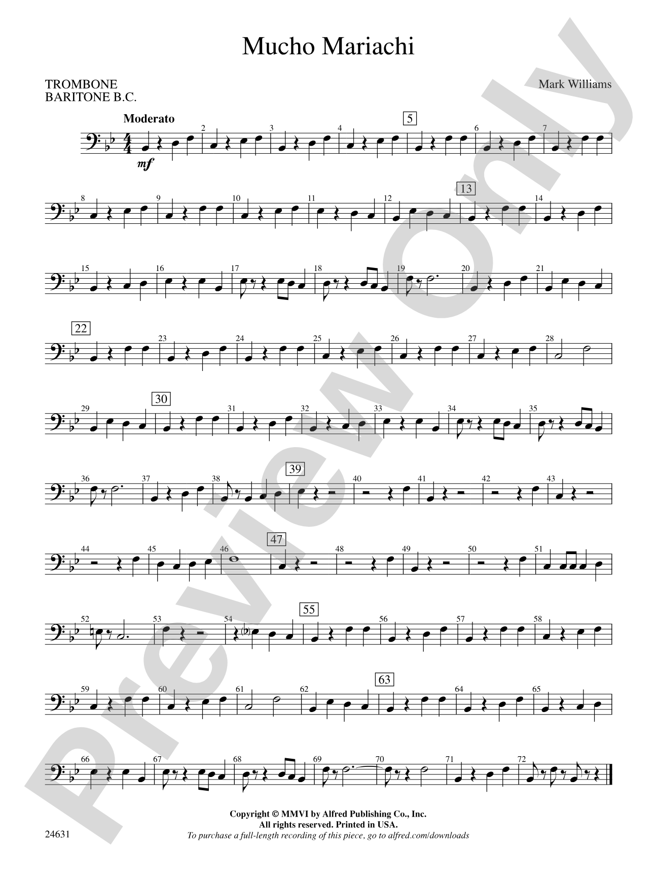 Mucho Mariachi: 1st Trombone
