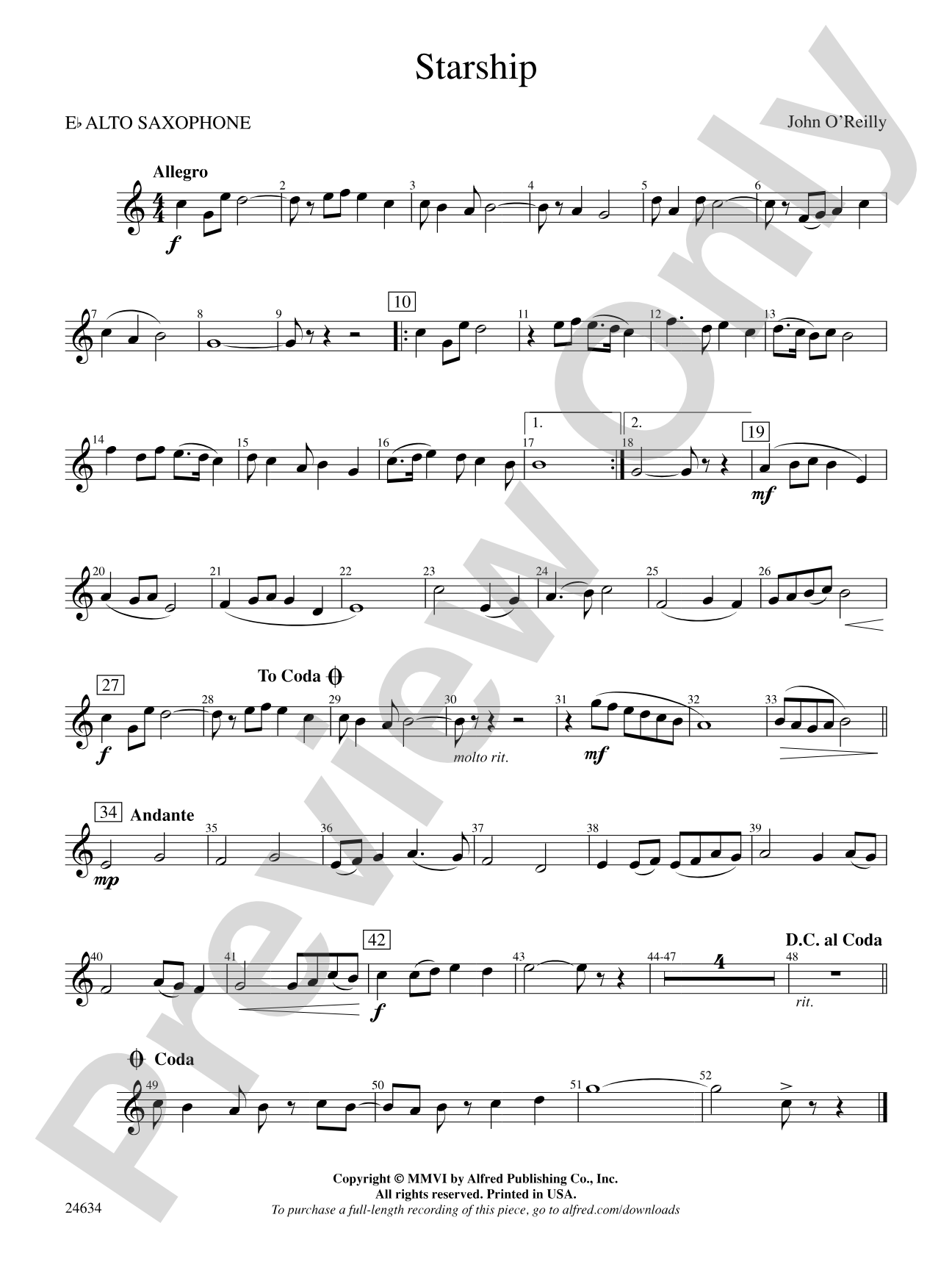 Starship: E-flat Alto Saxophone