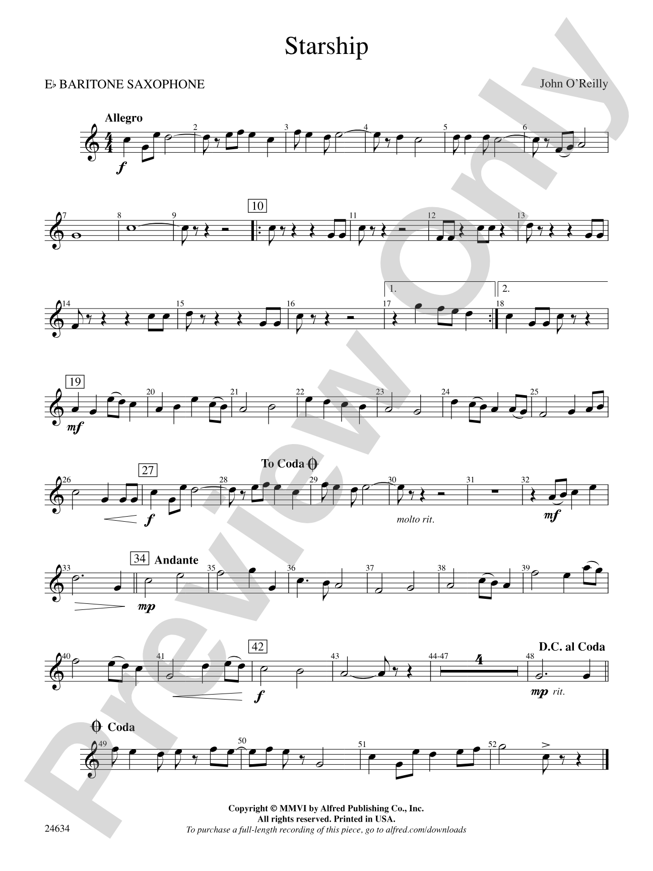 Starship: E-flat Baritone Saxophone