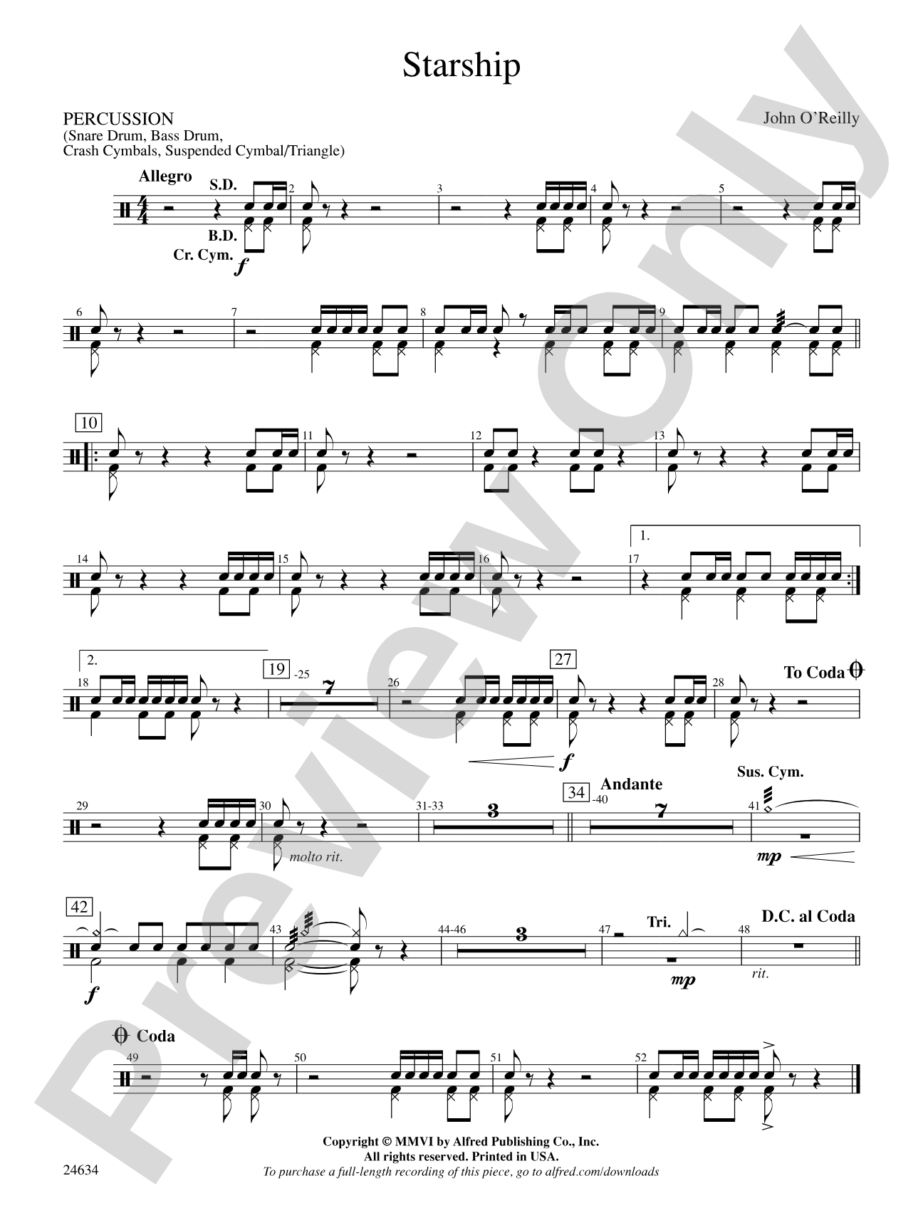 Starship: 1st Percussion