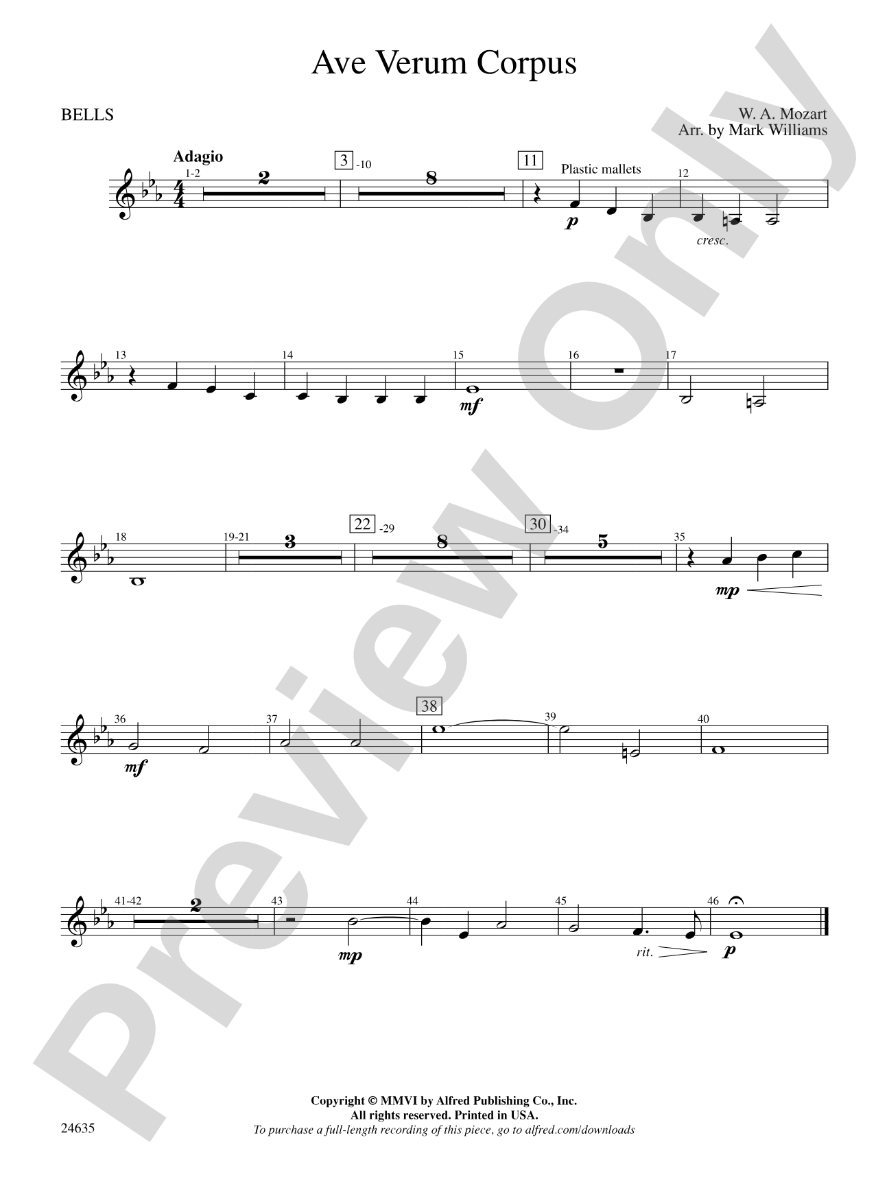 Ave Verum Corpus: Bells