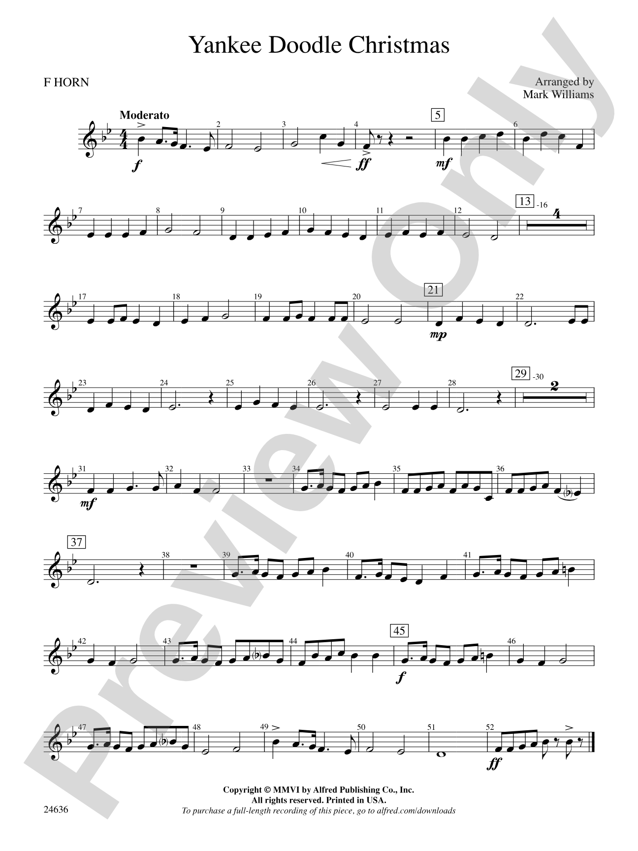 Yankee Doodle Christmas: 1st F Horn