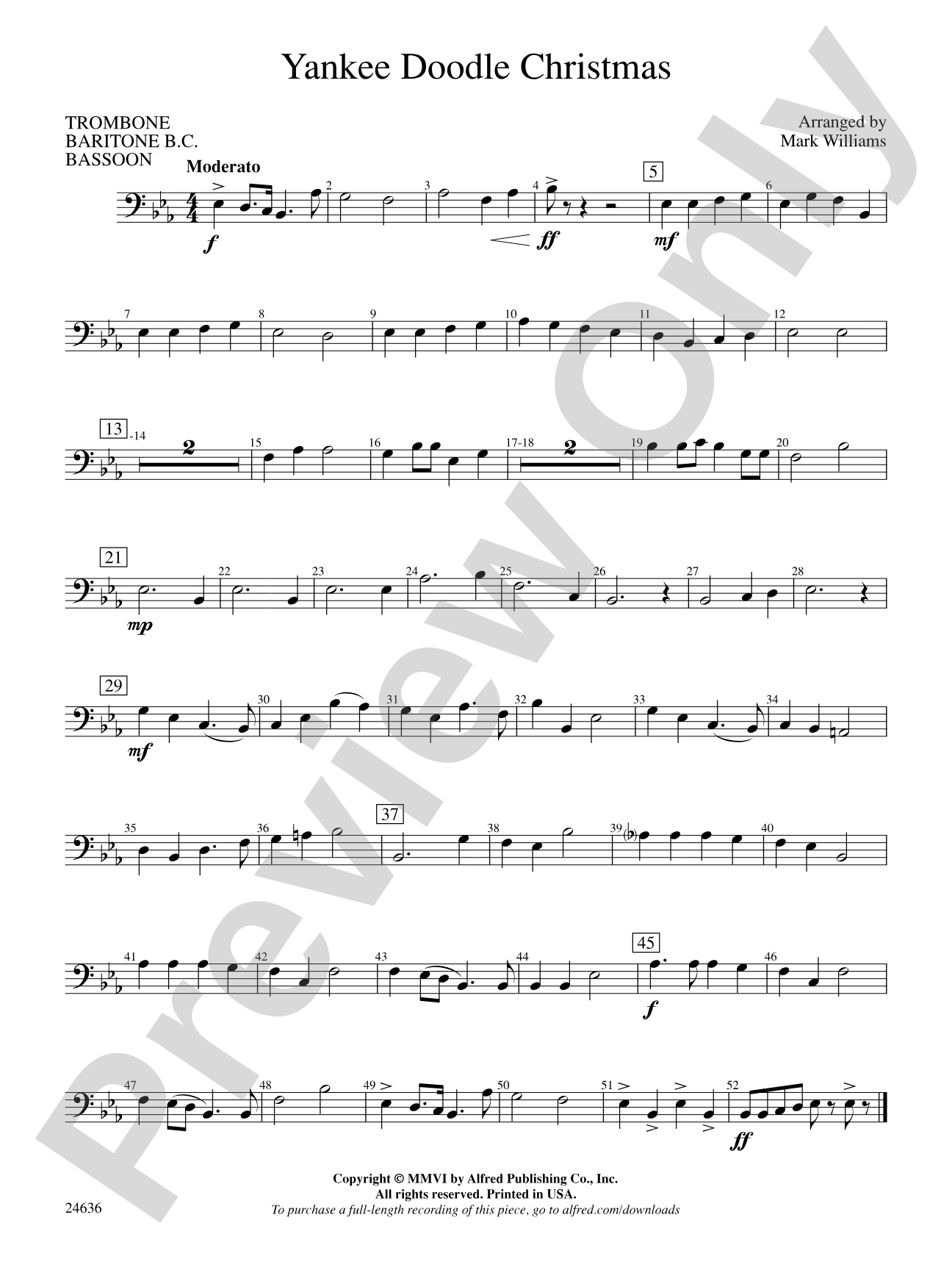 Yankee Doodle Christmas: 1st Trombone