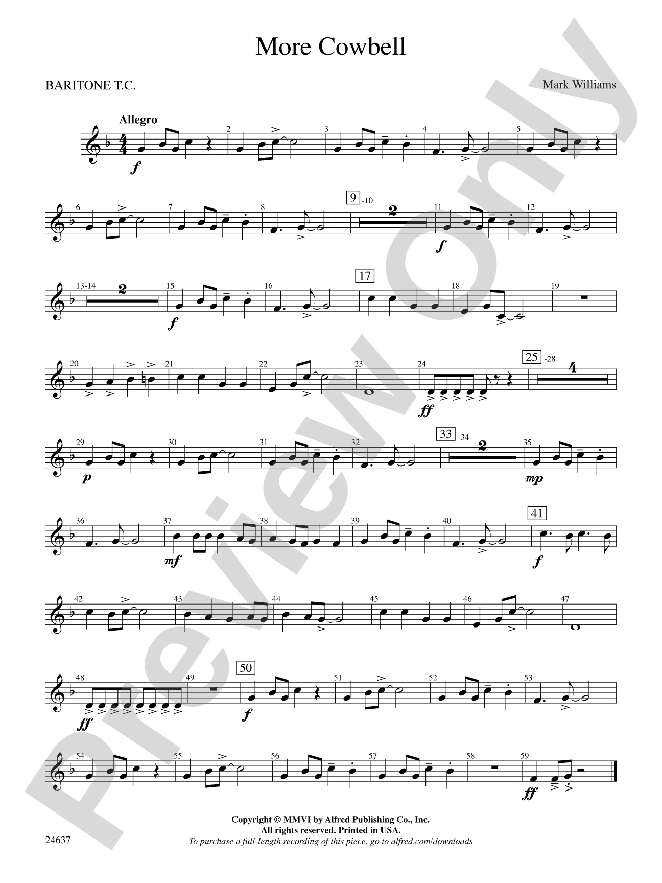 More Cowbell: Baritone T.C.