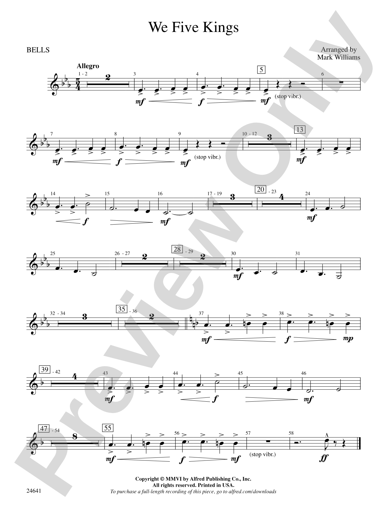 We Five Kings: Bells