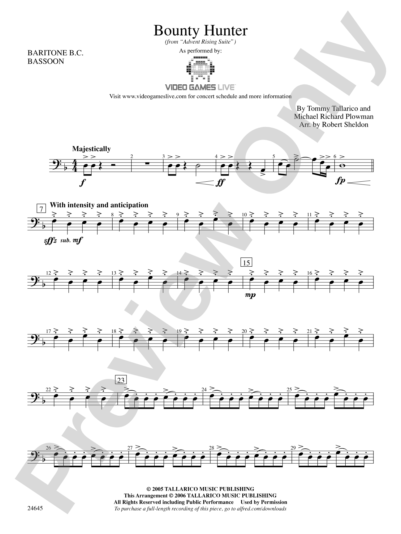 Bounty Hunter (from Advent Rising): Baritone B.C.