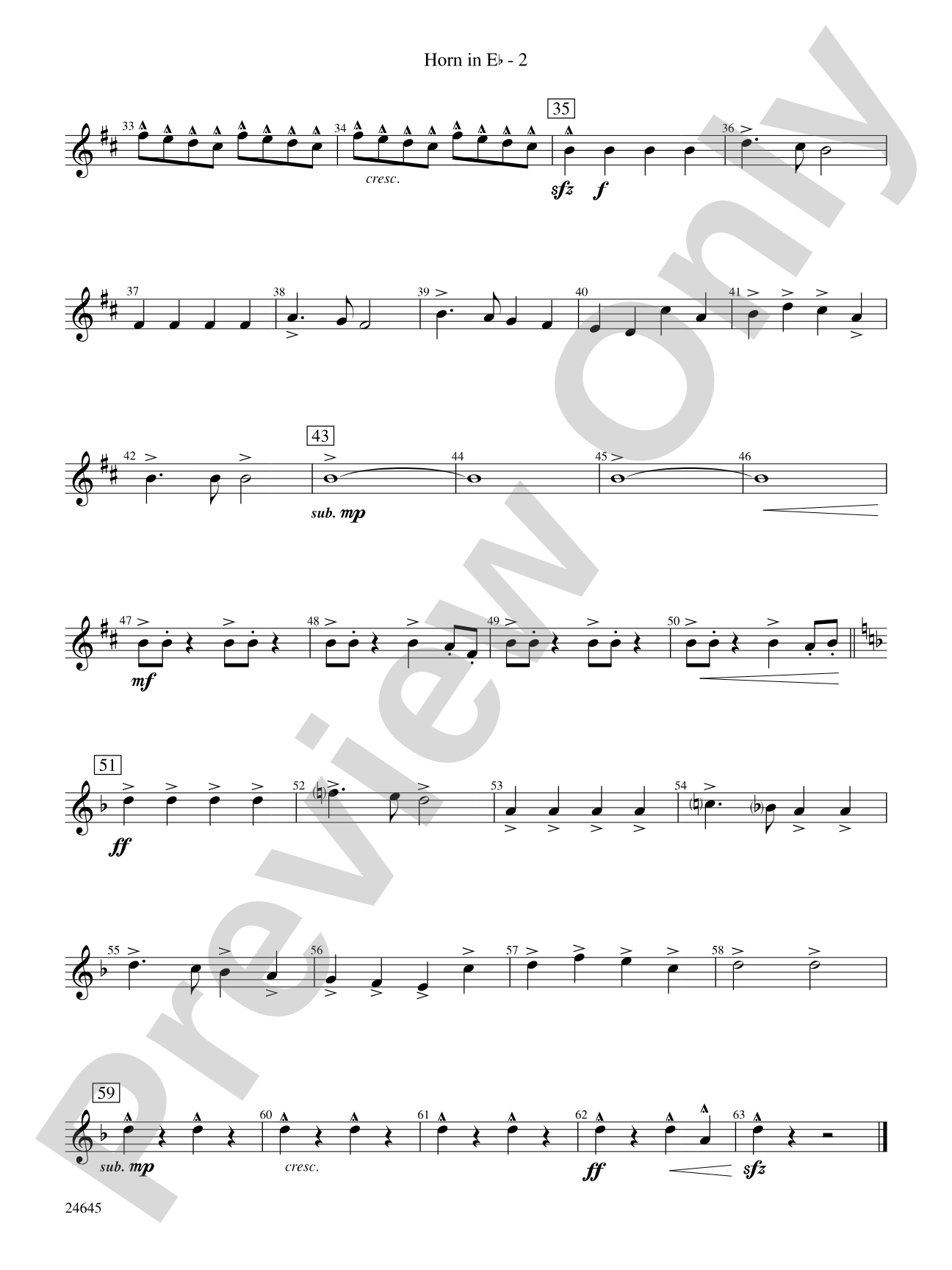 Bounty Hunter (from Advent Rising): (wp) 1st Horn in E-flat