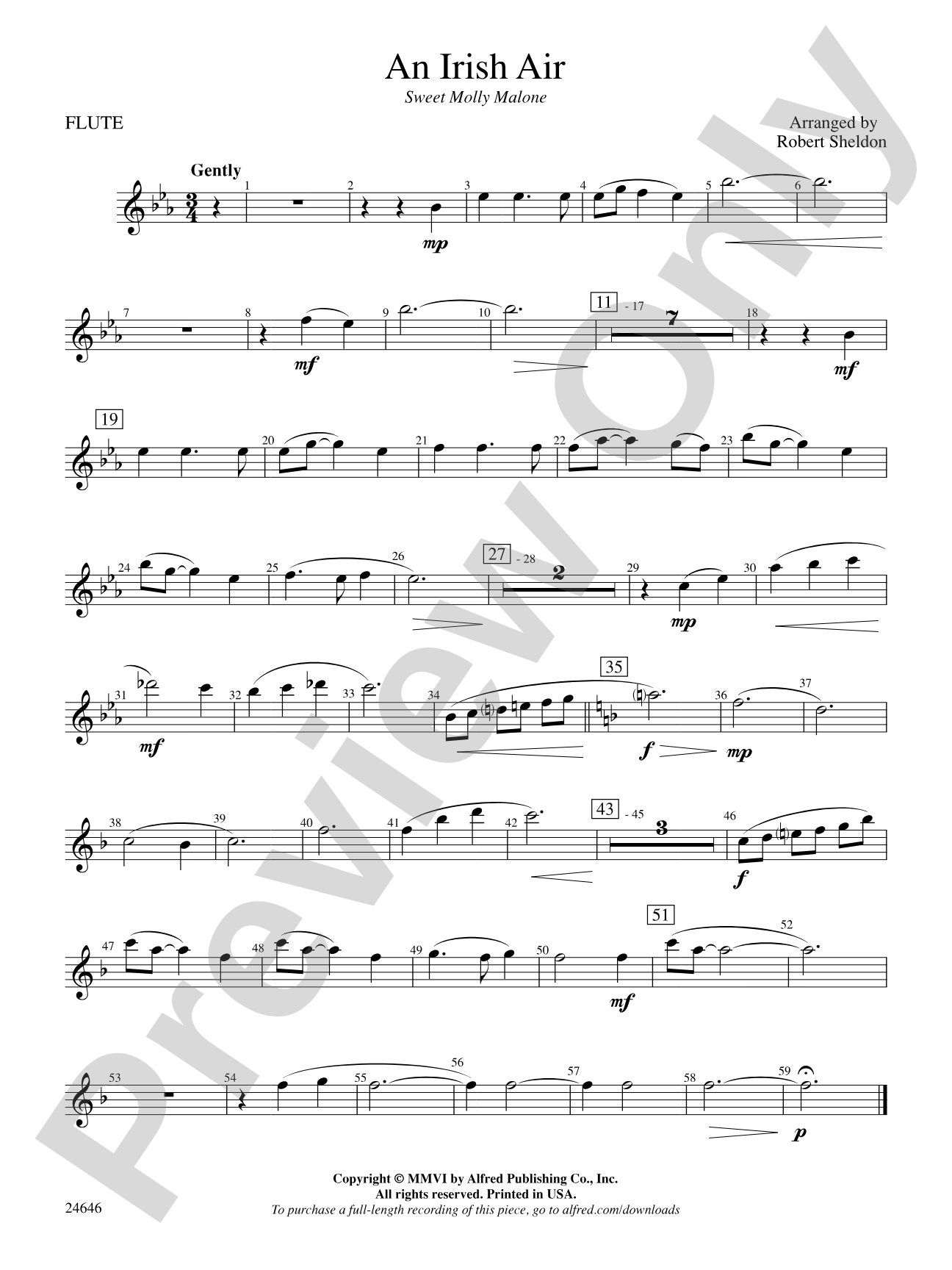 An Irish Air: Flute