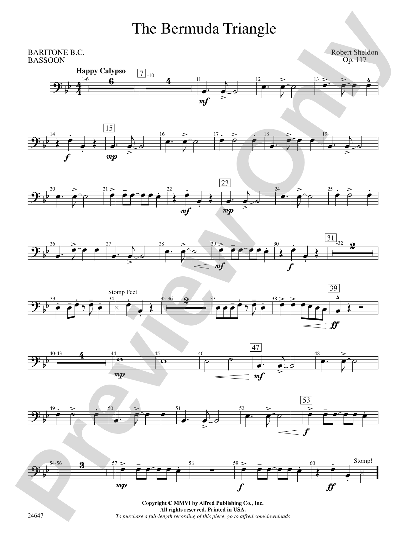The Bermuda Triangle: Baritone B.C.