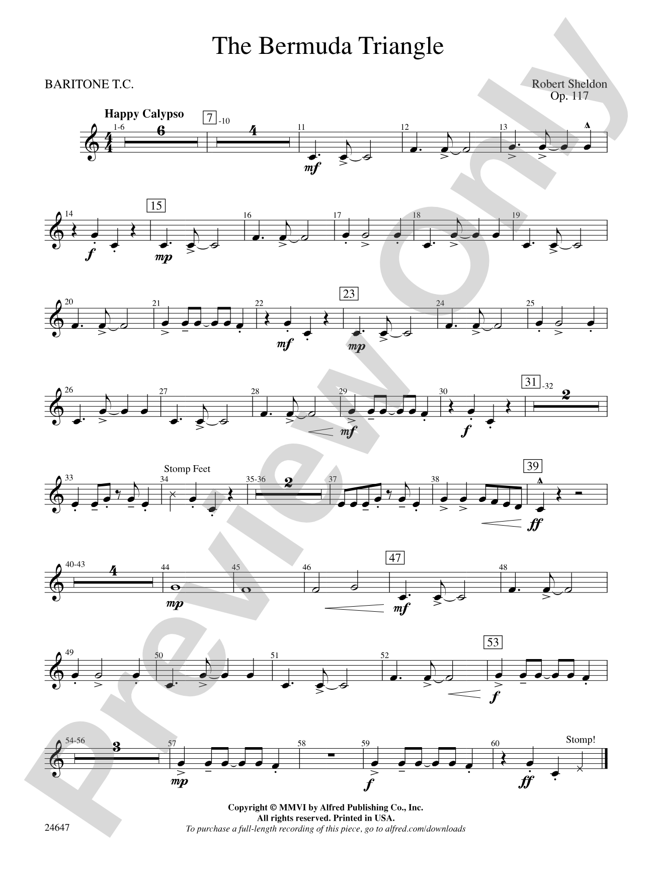 The Bermuda Triangle: Baritone T.C.