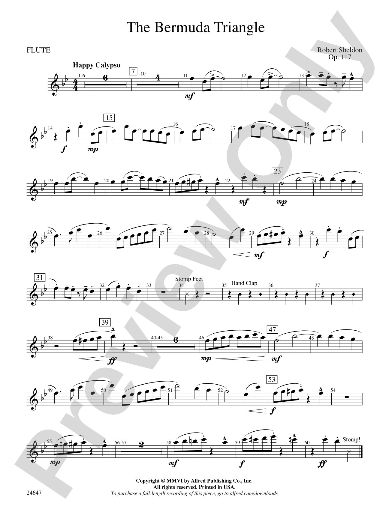 The Bermuda Triangle: Flute