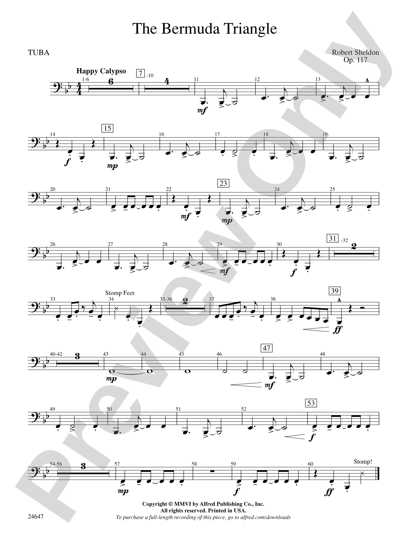 The Bermuda Triangle: Tuba