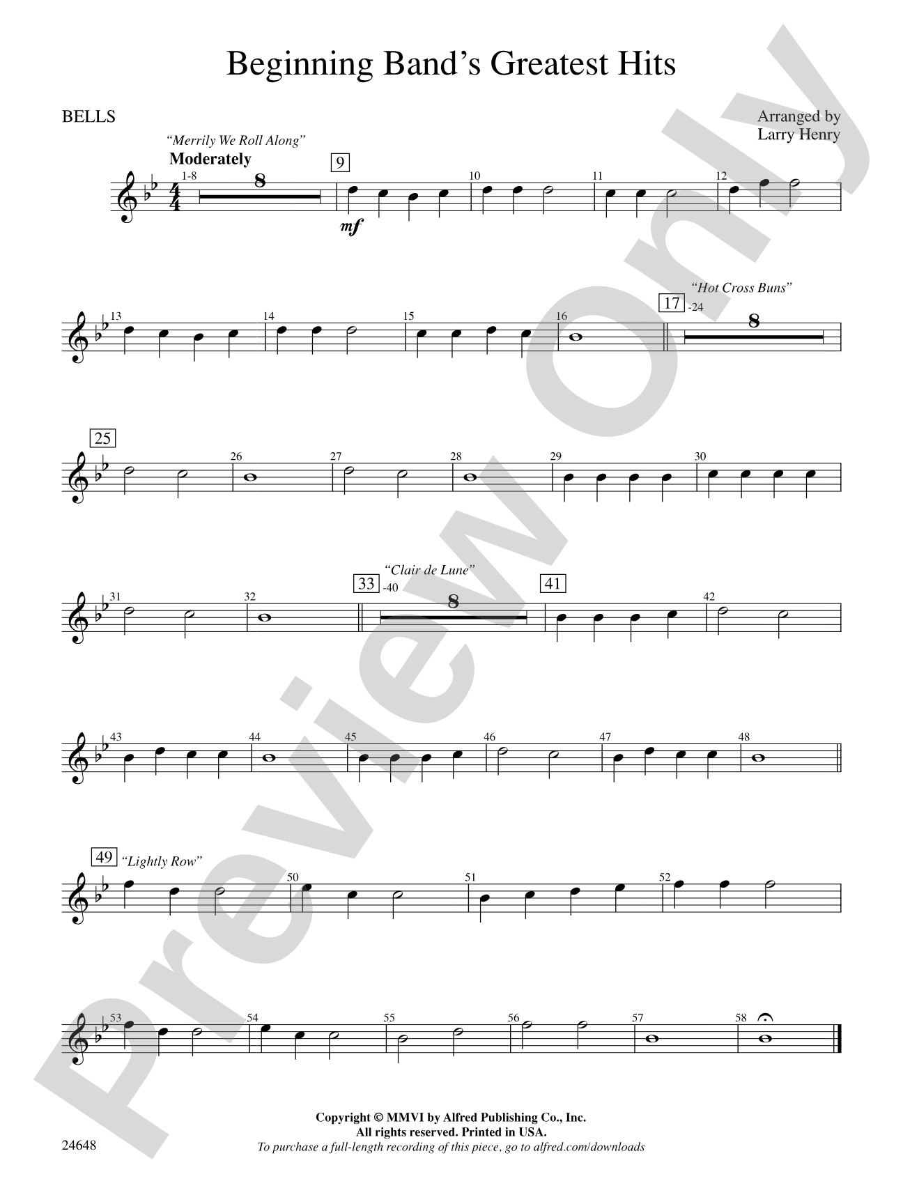 Beginning Band's Greatest Hits: Bells
