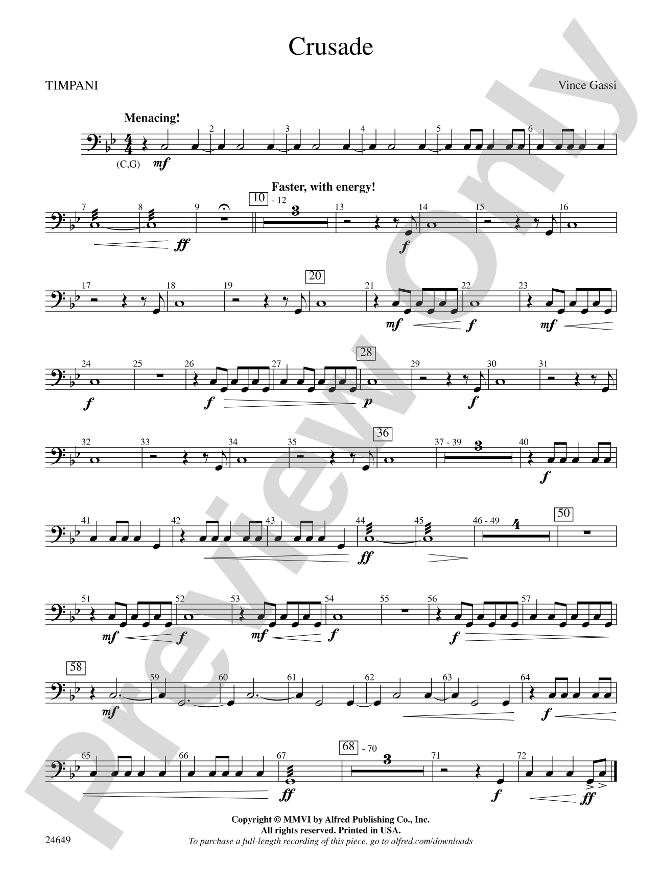 Crusade: Timpani