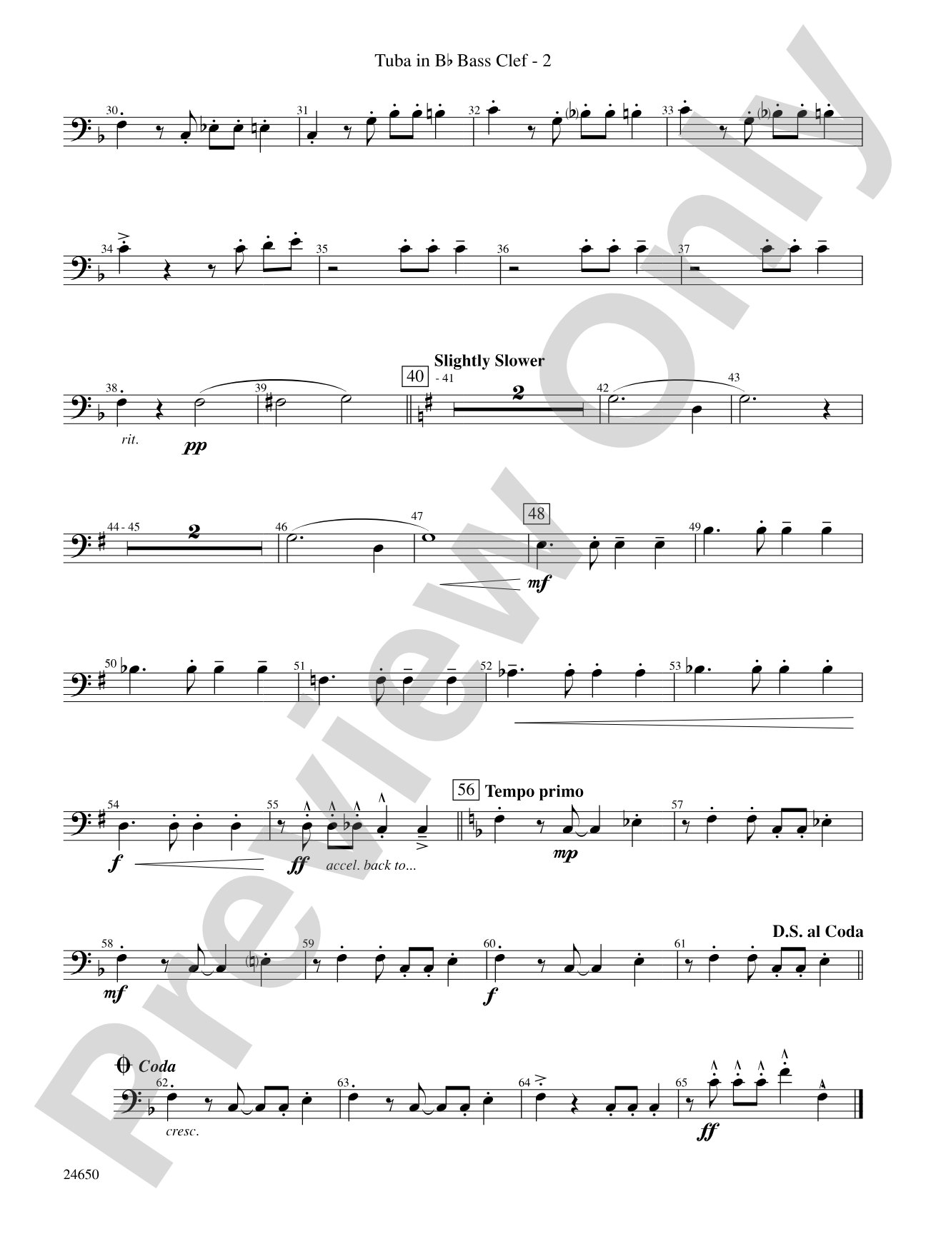 Salsa and Chips: (wp) B-flat Tuba B.C.