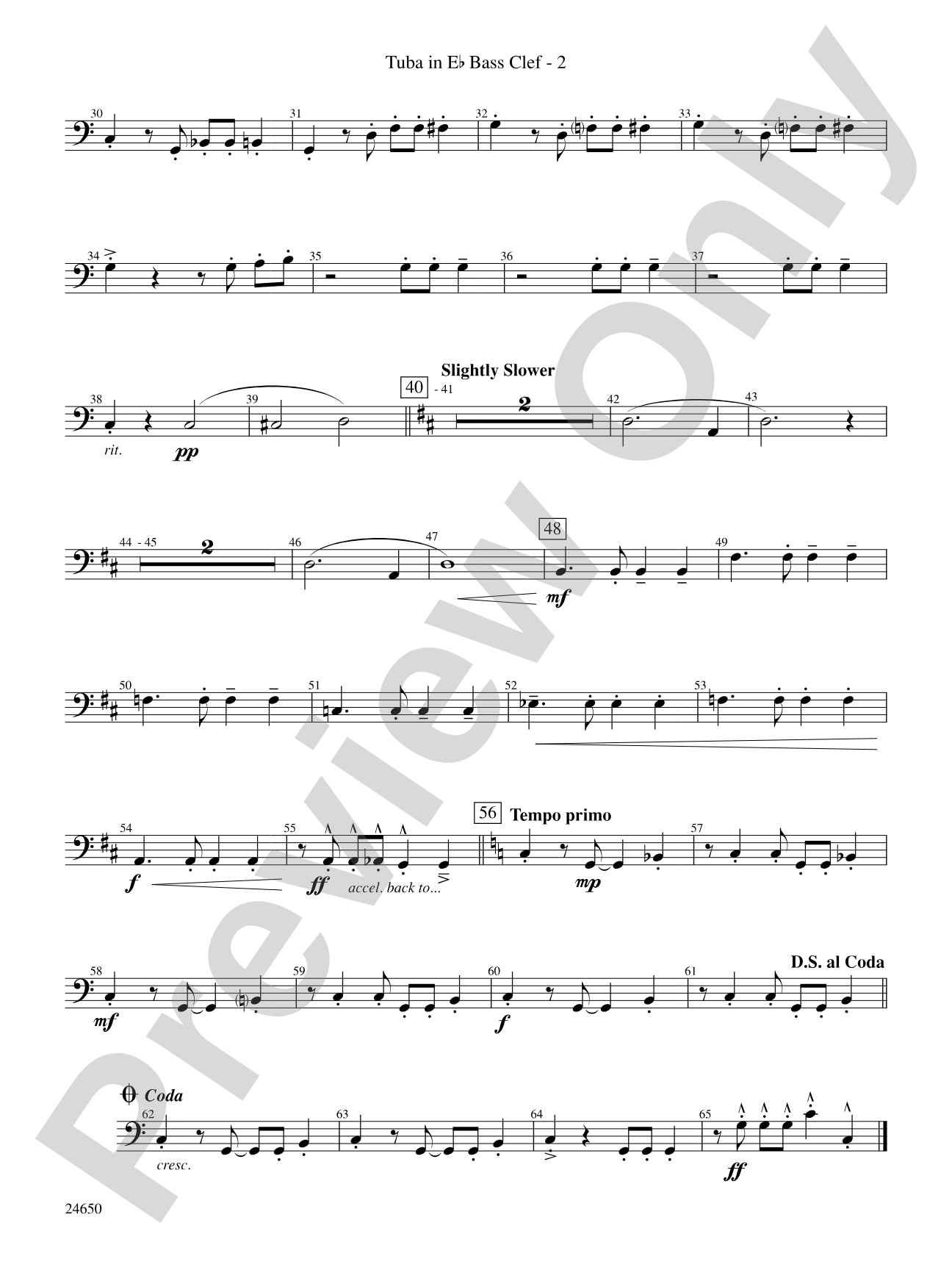 Salsa and Chips: (wp) E-flat Tuba B.C.