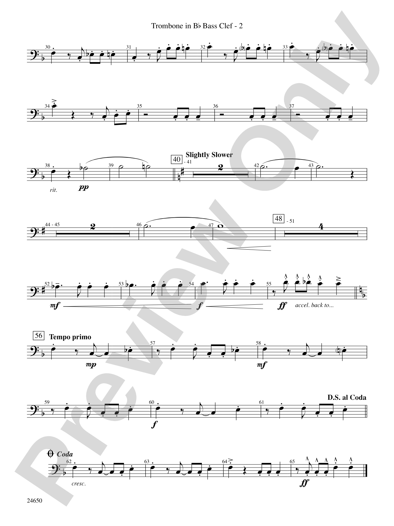 Salsa and Chips: (wp) 1st B-flat Trombone B.C.