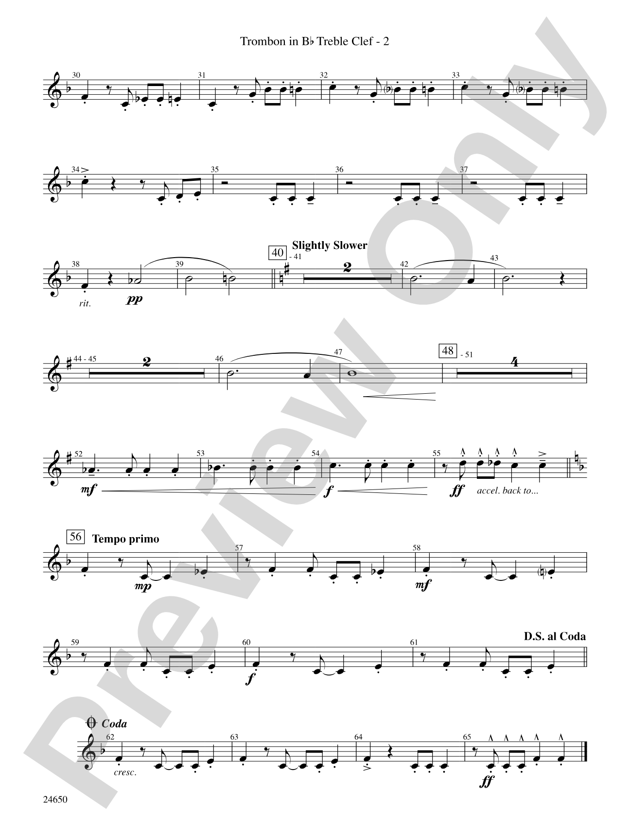 Salsa and Chips: (wp) 1st B-flat Trombone T.C.