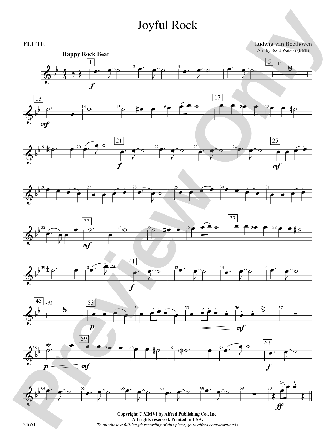 Joyful Rock: Flute