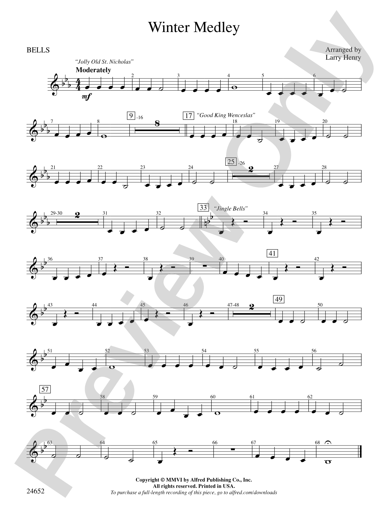 Winter Medley: Bells