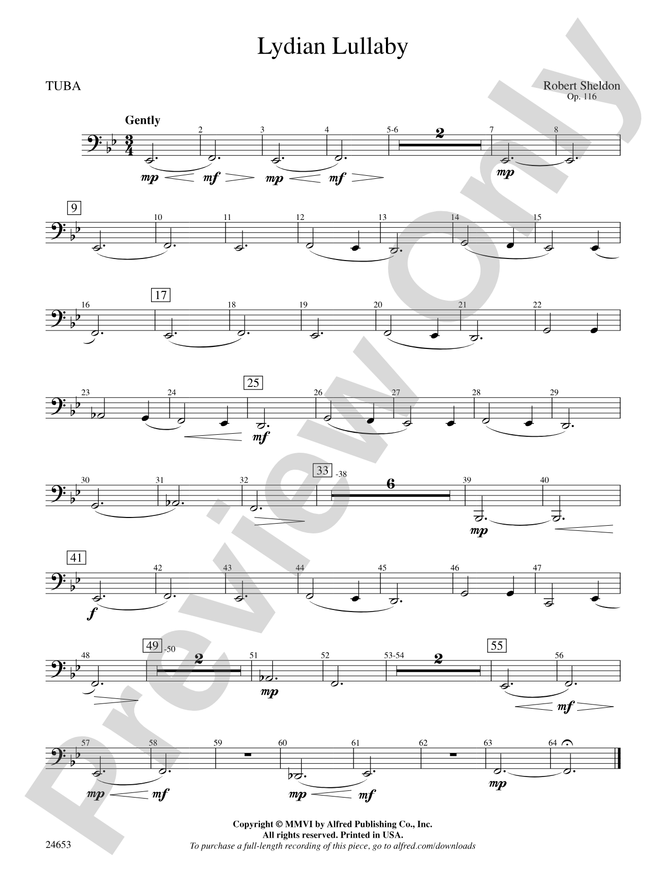 Lydian Lullaby: Tuba