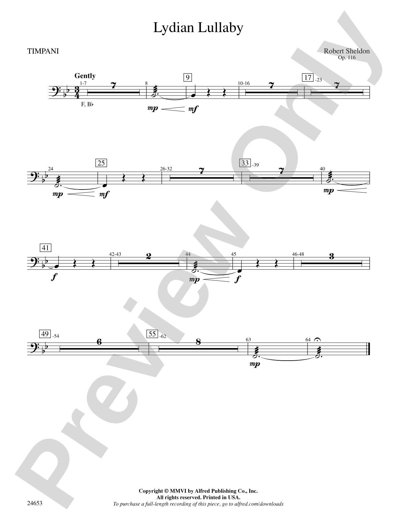 Lydian Lullaby: Timpani