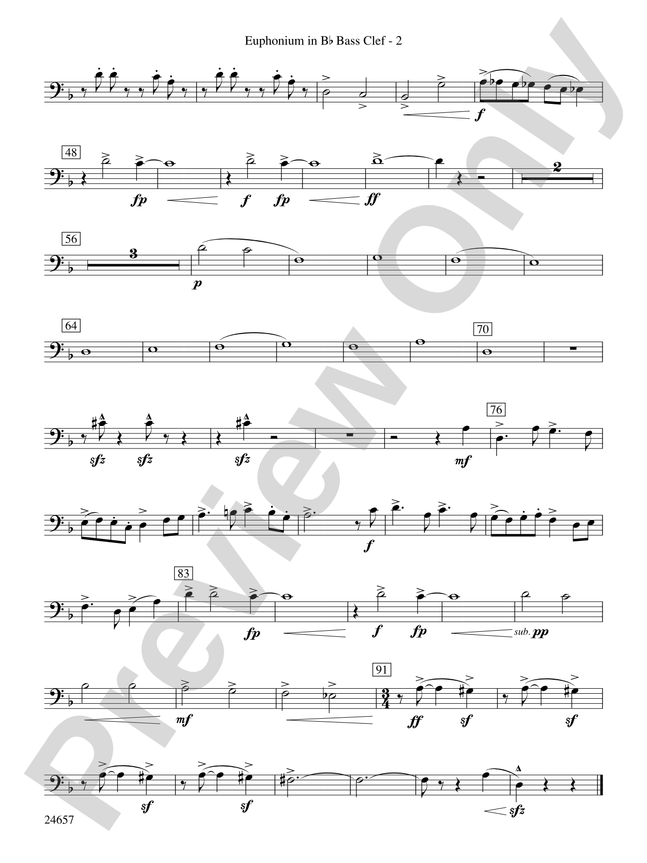 The Phantom of Dark Hollow: (wp) B-flat Baritone B.C.