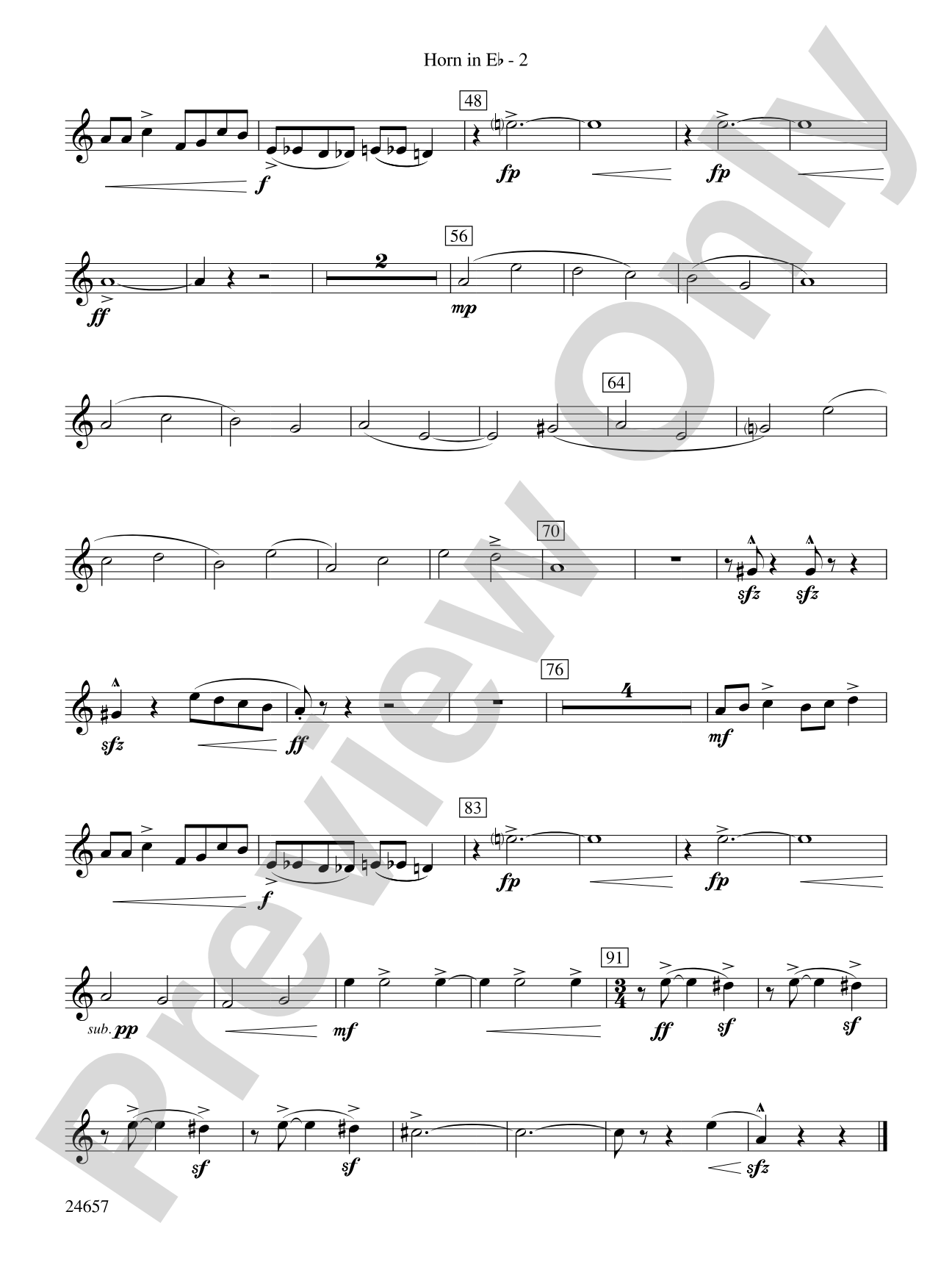 The Phantom of Dark Hollow: (wp) 1st Horn in E-flat