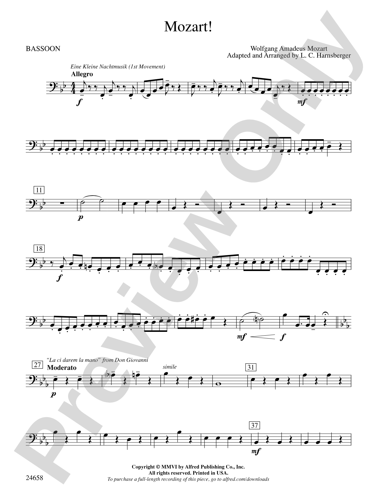 Mozart!: Bassoon