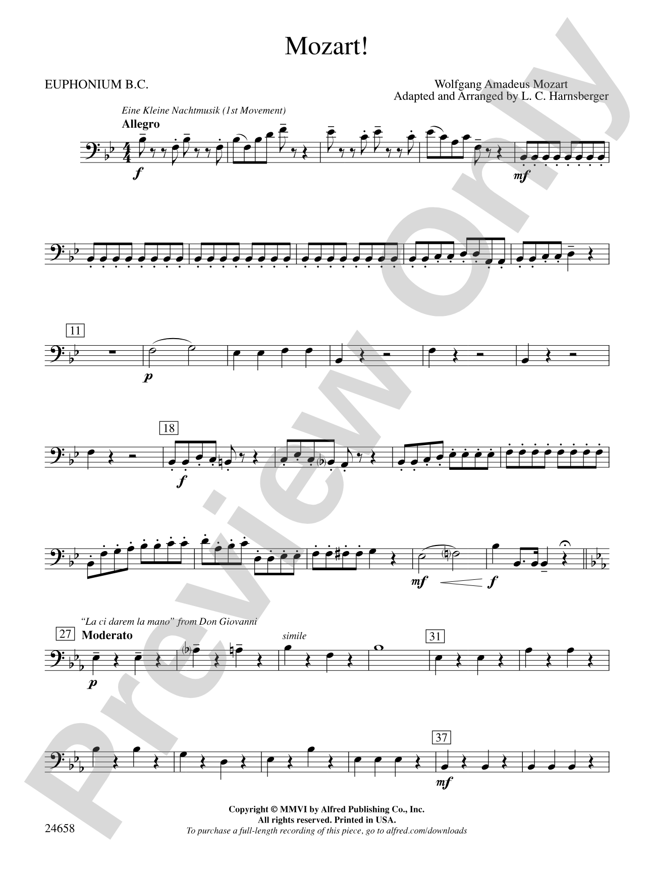 Mozart!: Baritone B.C.