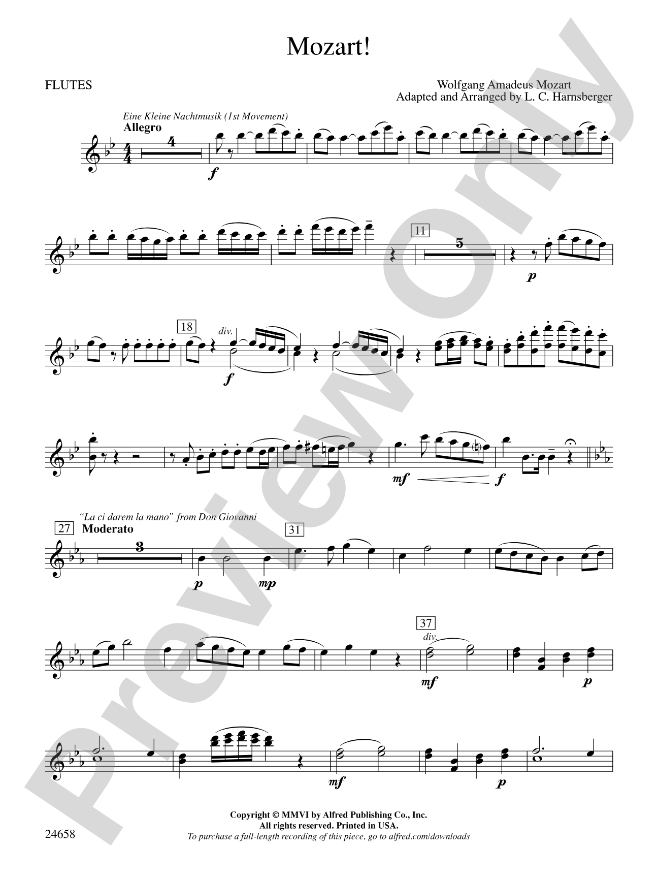 Mozart!: Flute