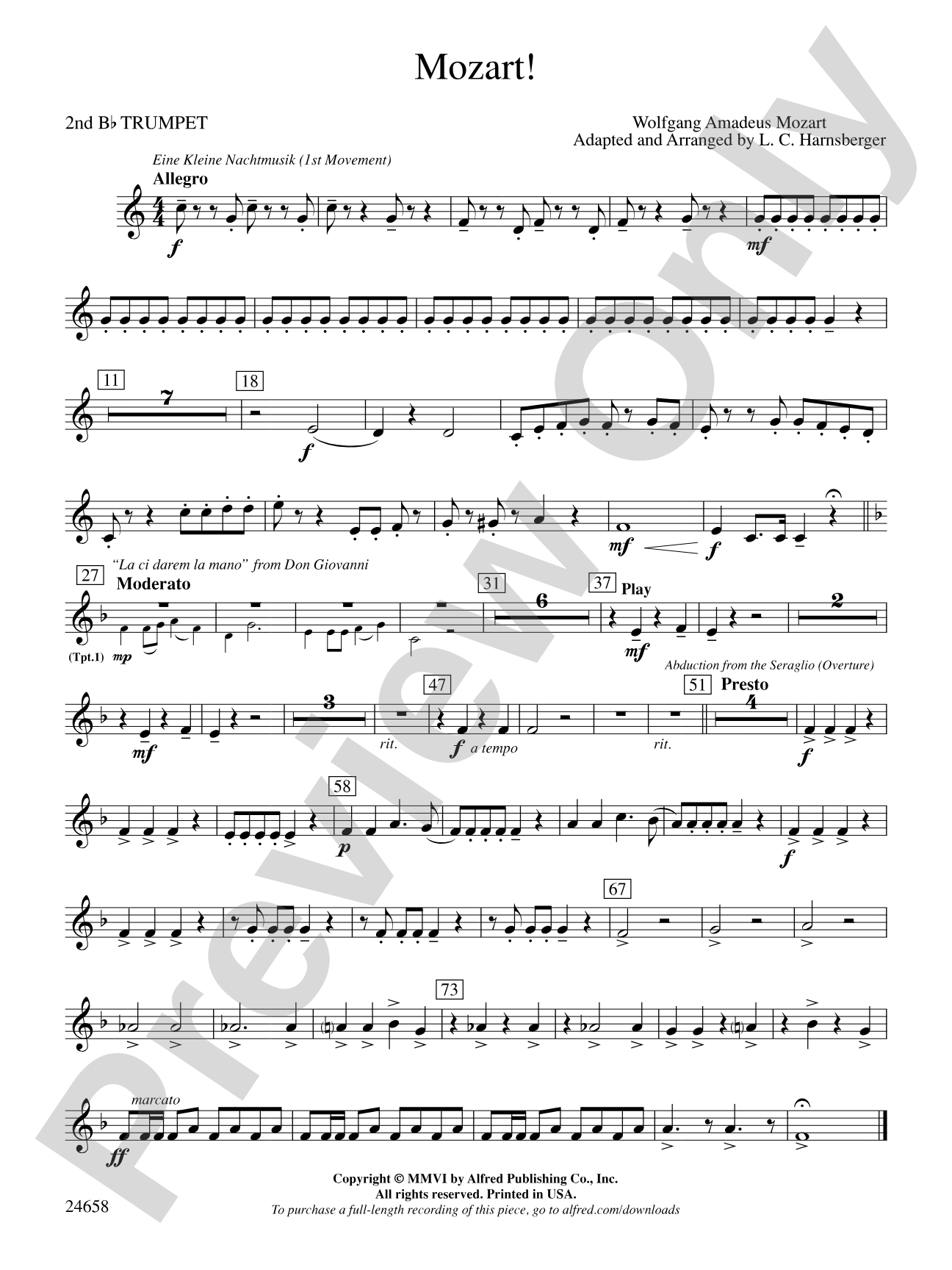 Mozart!: 2nd B-flat Trumpet