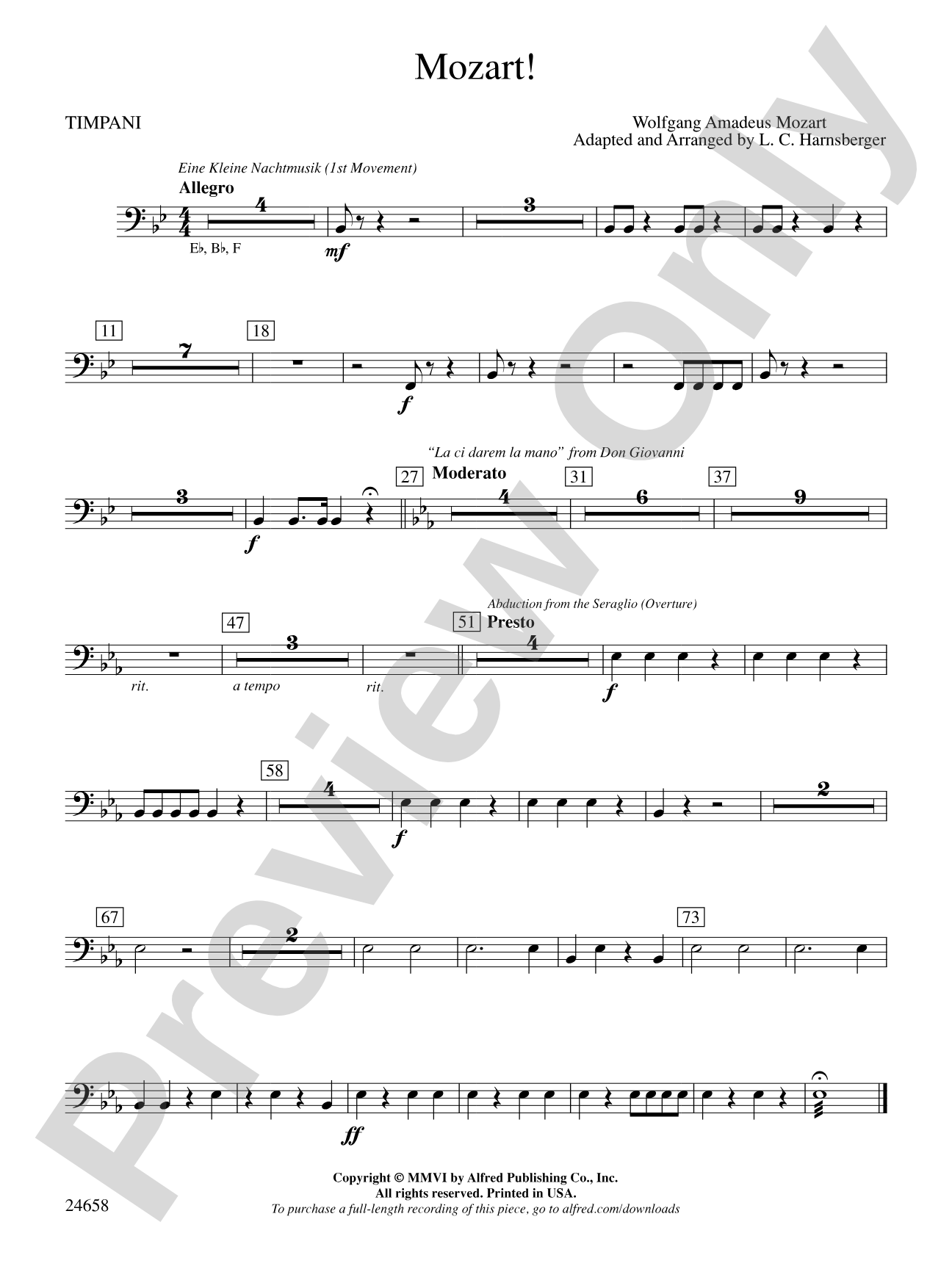 Mozart!: Timpani