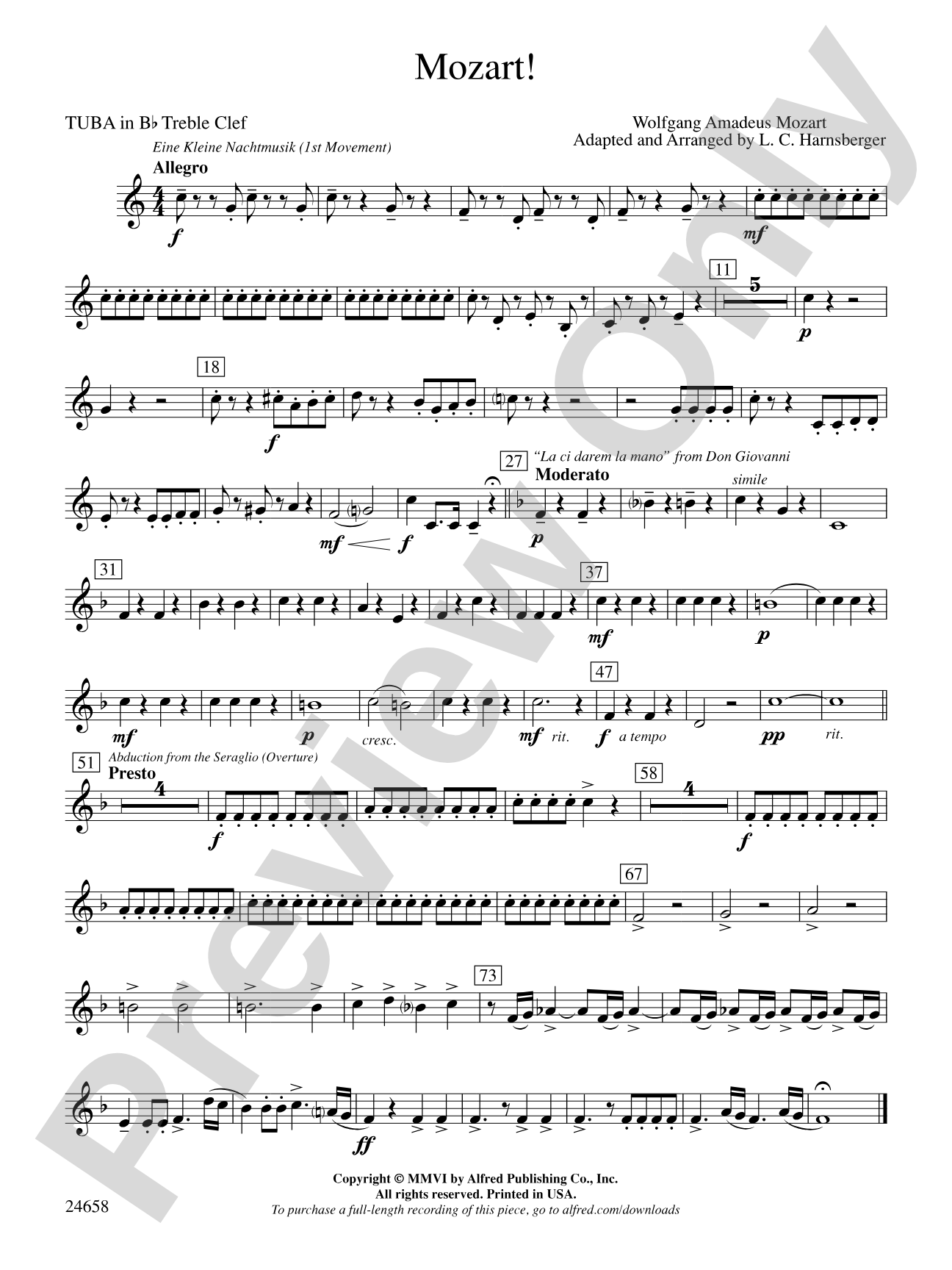 Mozart!: (wp) B-flat Tuba T.C.