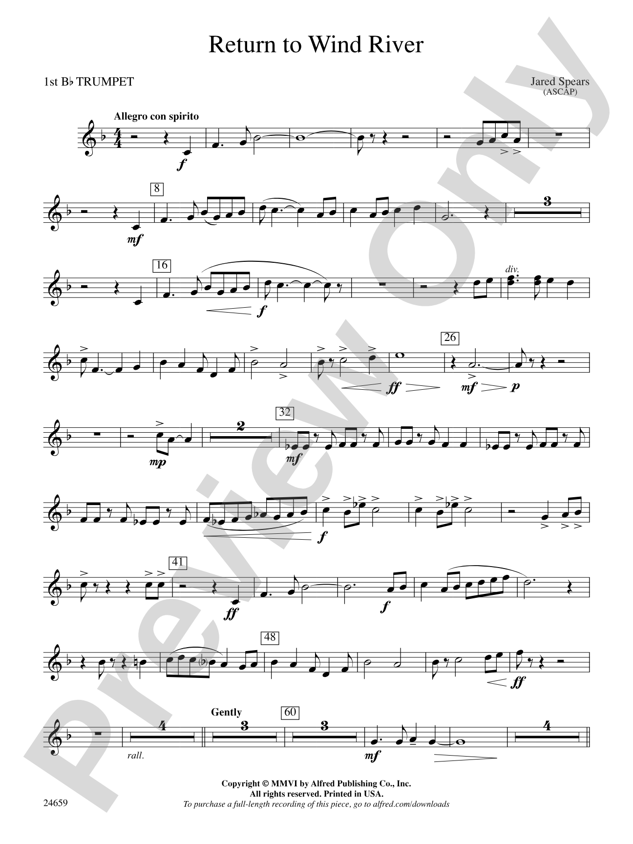 Return to Wind River: 1st B-flat Trumpet