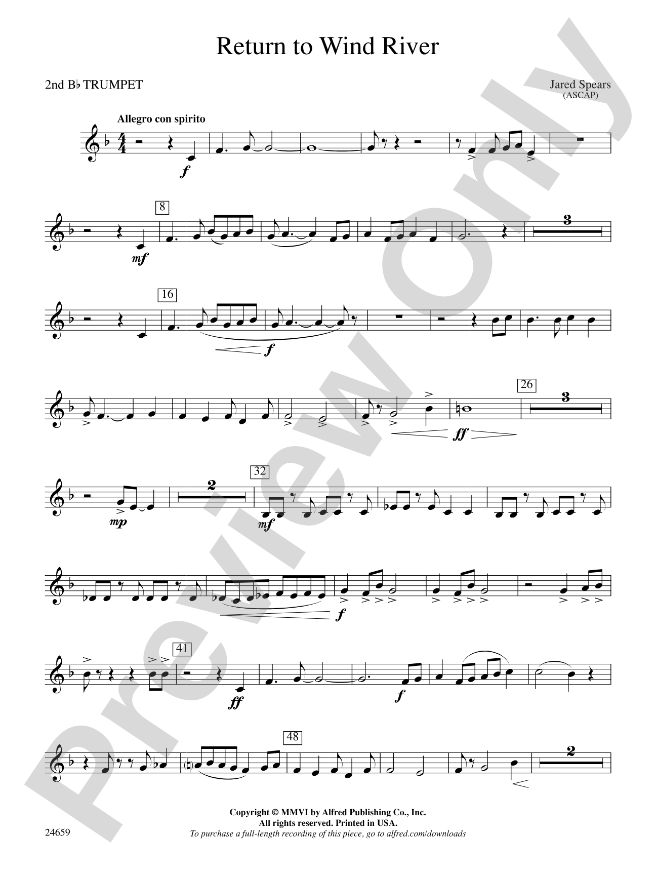 Return to Wind River: 2nd B-flat Trumpet
