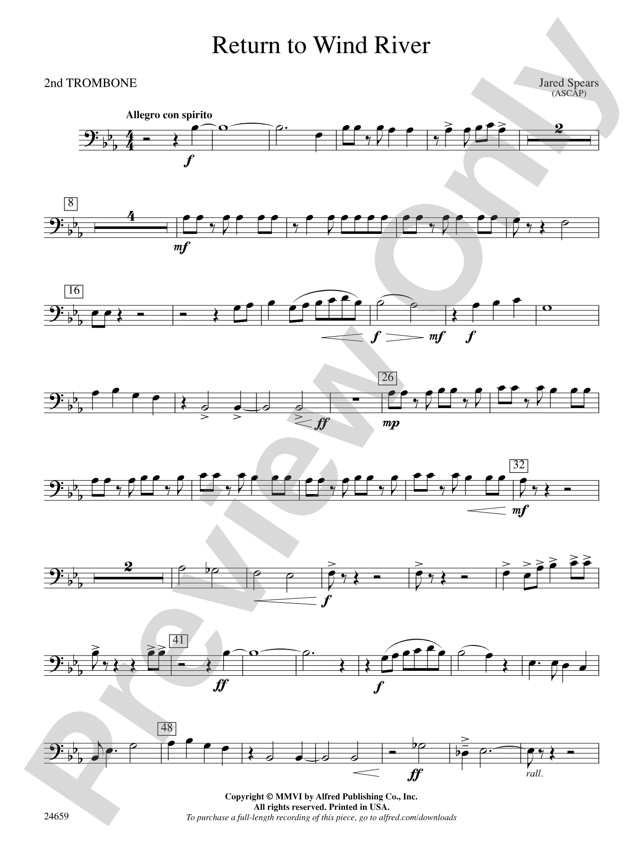 Return to Wind River: 2nd Trombone