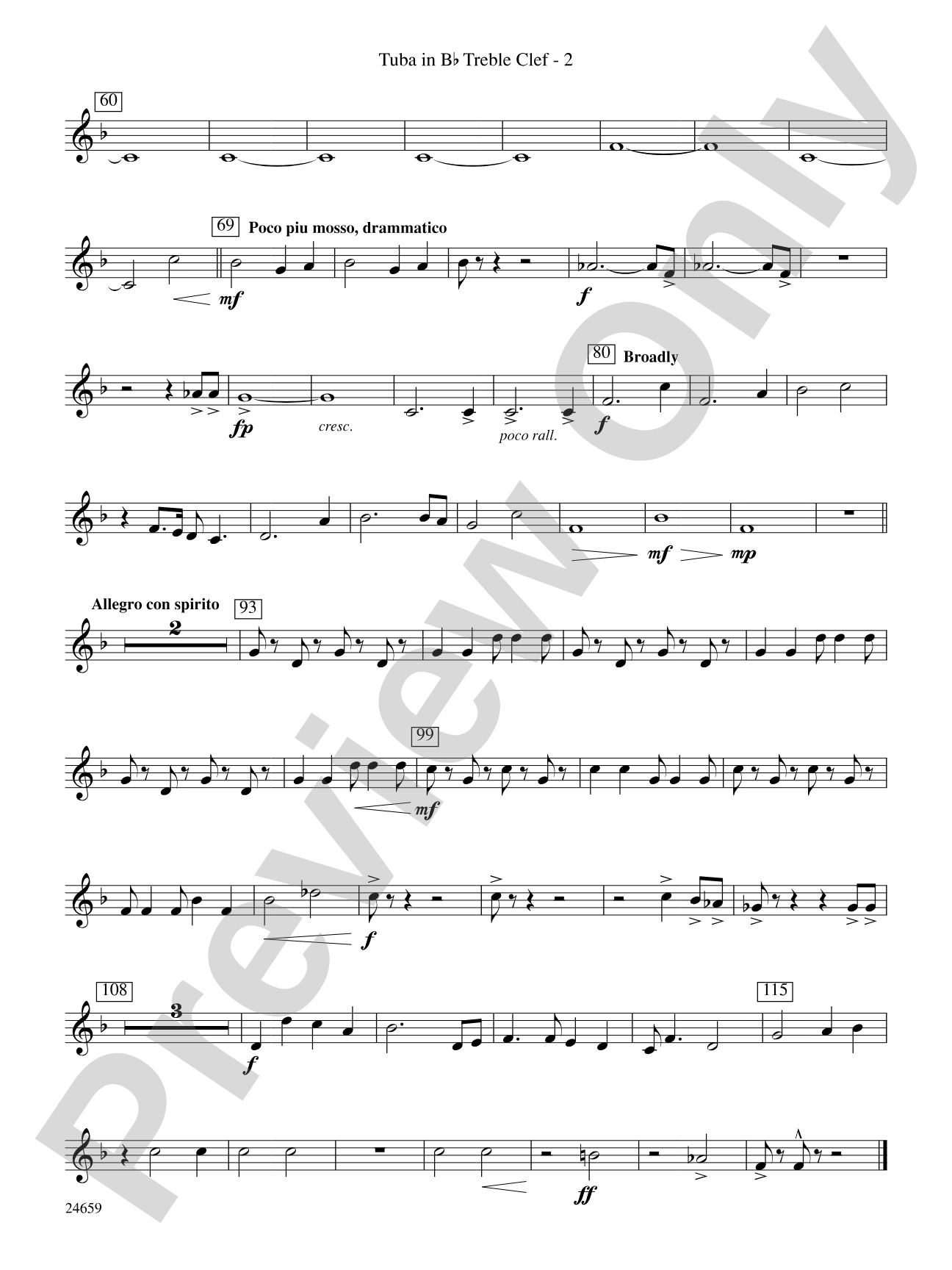 Return to Wind River: (wp) B-flat Tuba T.C.