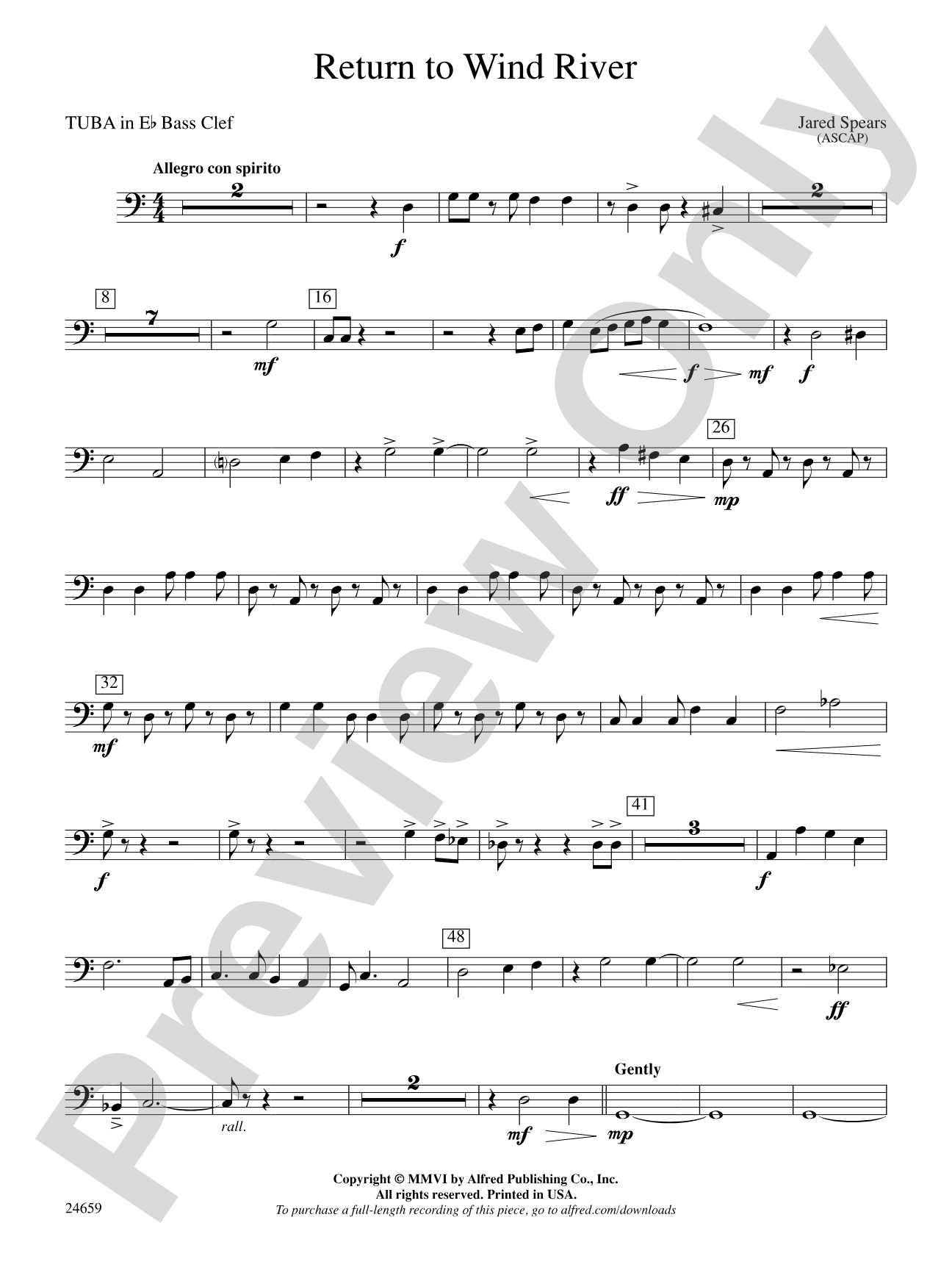 Return to Wind River: (wp) E-flat Tuba B.C.