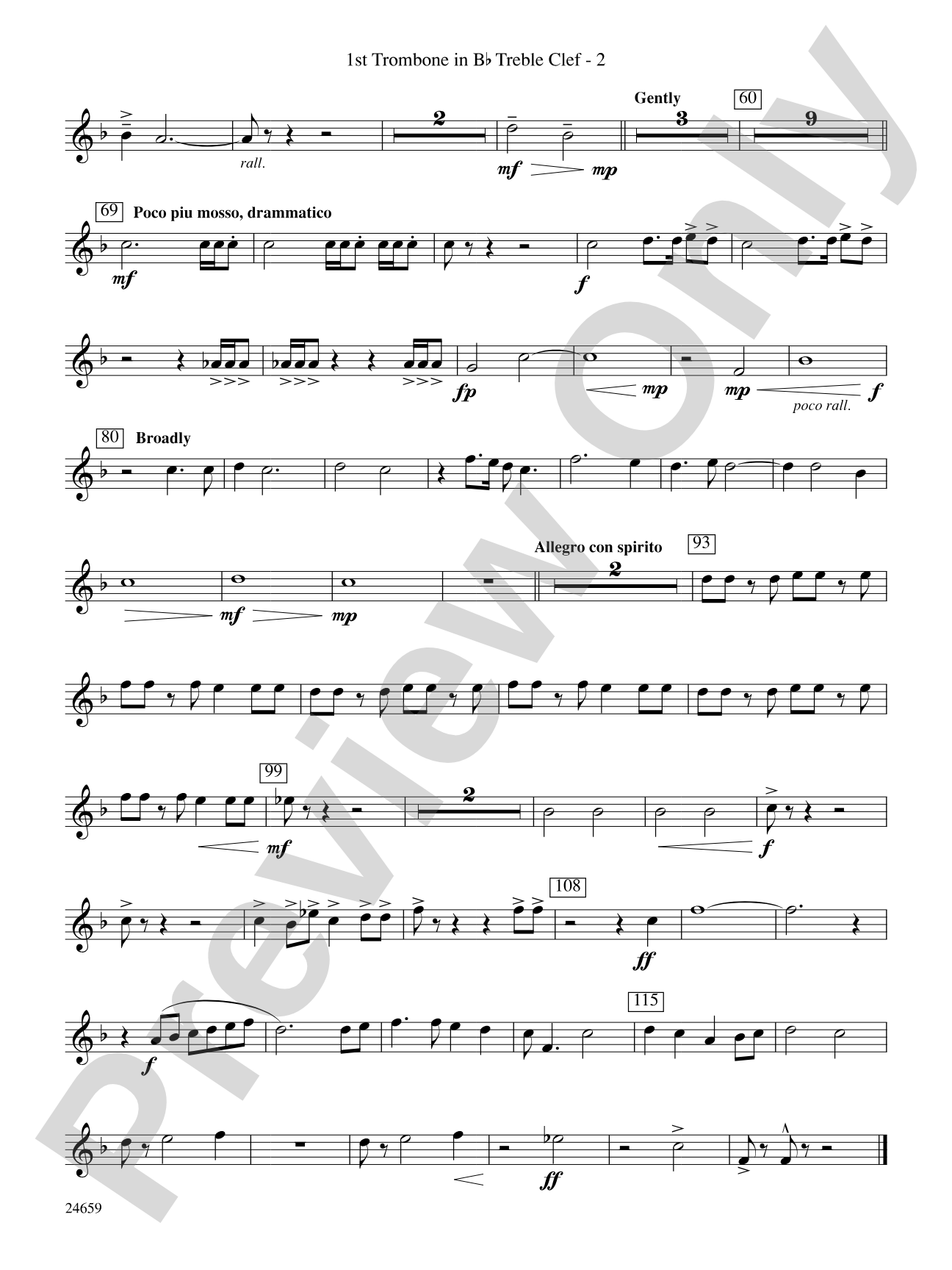 Return to Wind River: (wp) 1st B-flat Trombone T.C.
