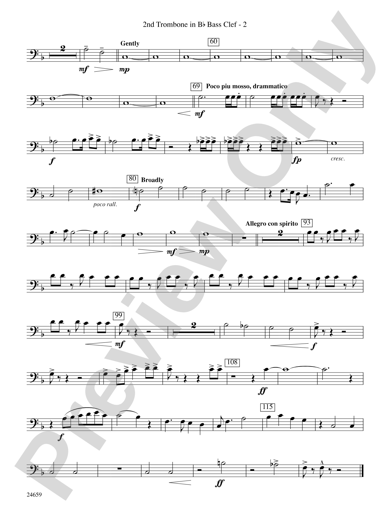Return to Wind River: (wp) 2nd B-flat Trombone B.C.