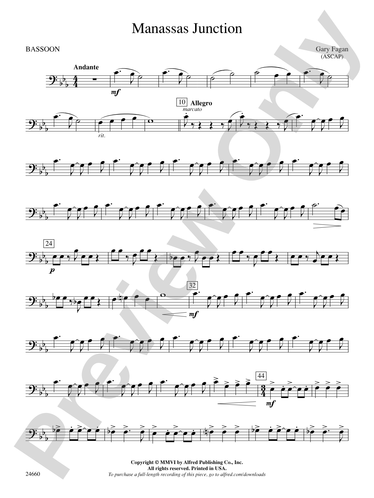 Manassas Junction: Bassoon