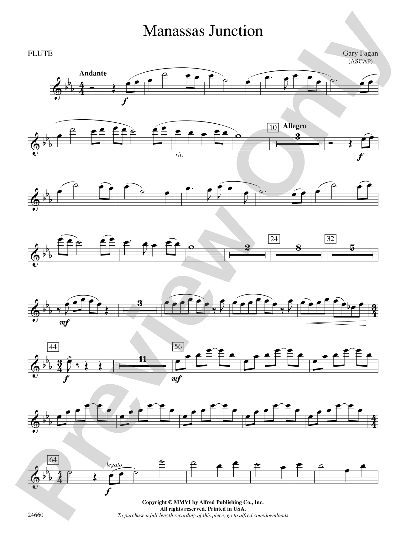Manassas Junction: Flute
