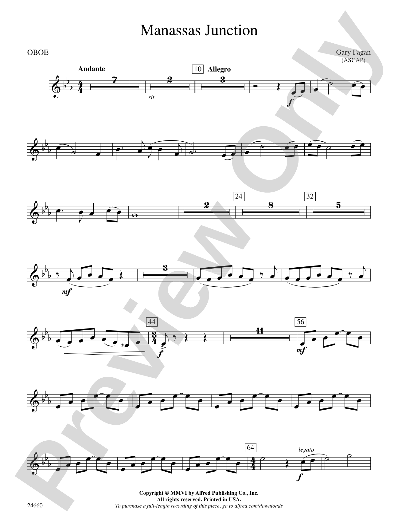 Manassas Junction: Oboe