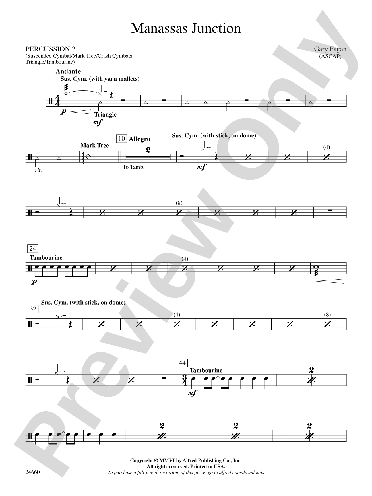 Manassas Junction: 2nd Percussion
