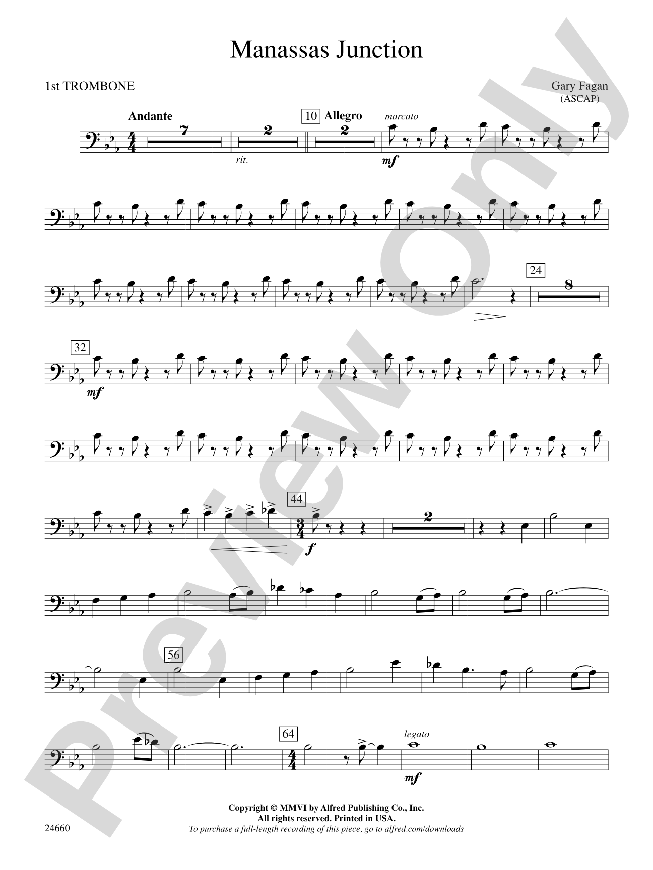 Manassas Junction: 1st Trombone