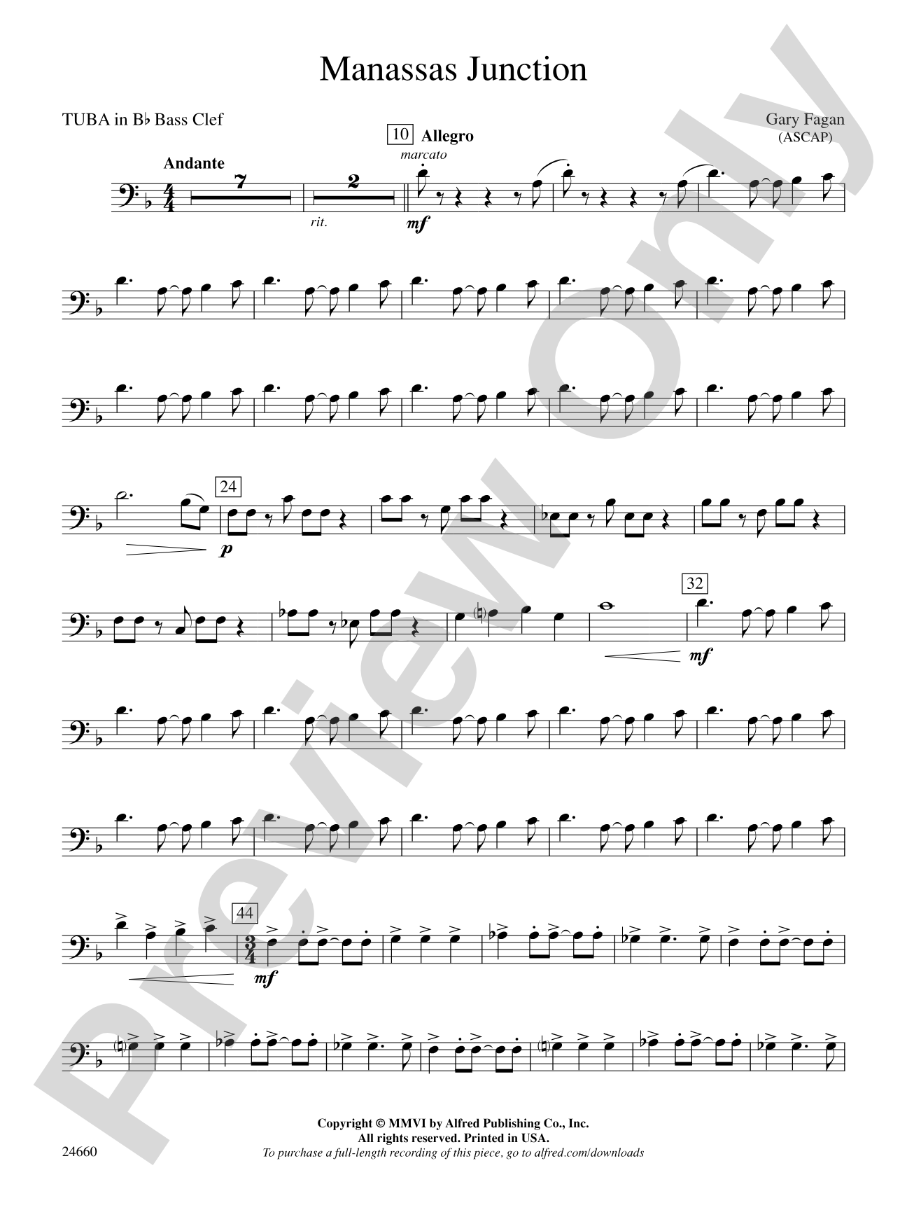 Manassas Junction: (wp) B-flat Tuba B.C.