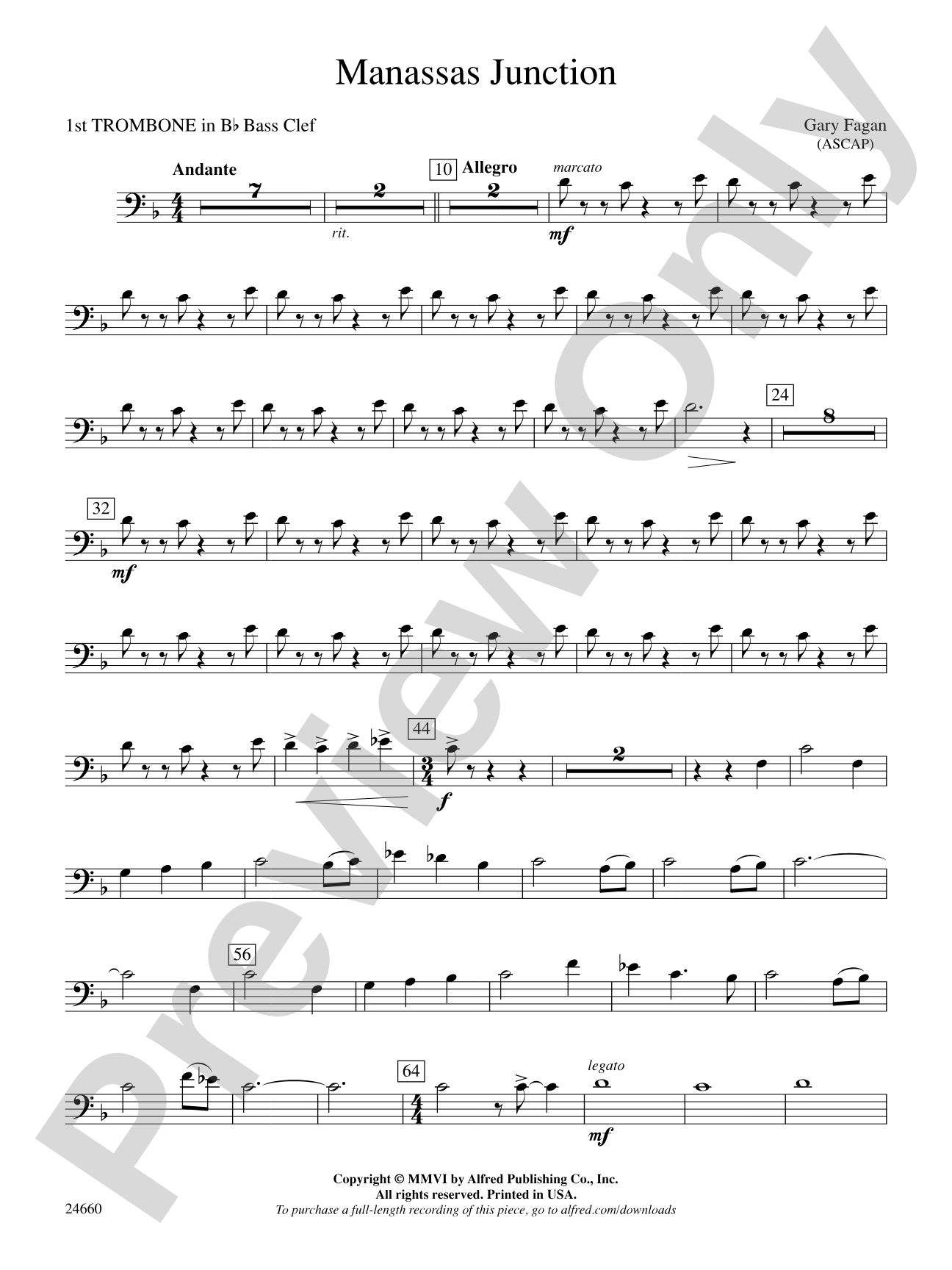 Manassas Junction: (wp) 1st B-flat Trombone B.C.