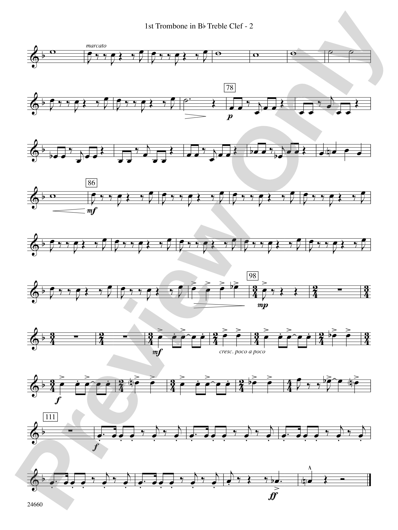 Manassas Junction: (wp) 1st B-flat Trombone T.C.