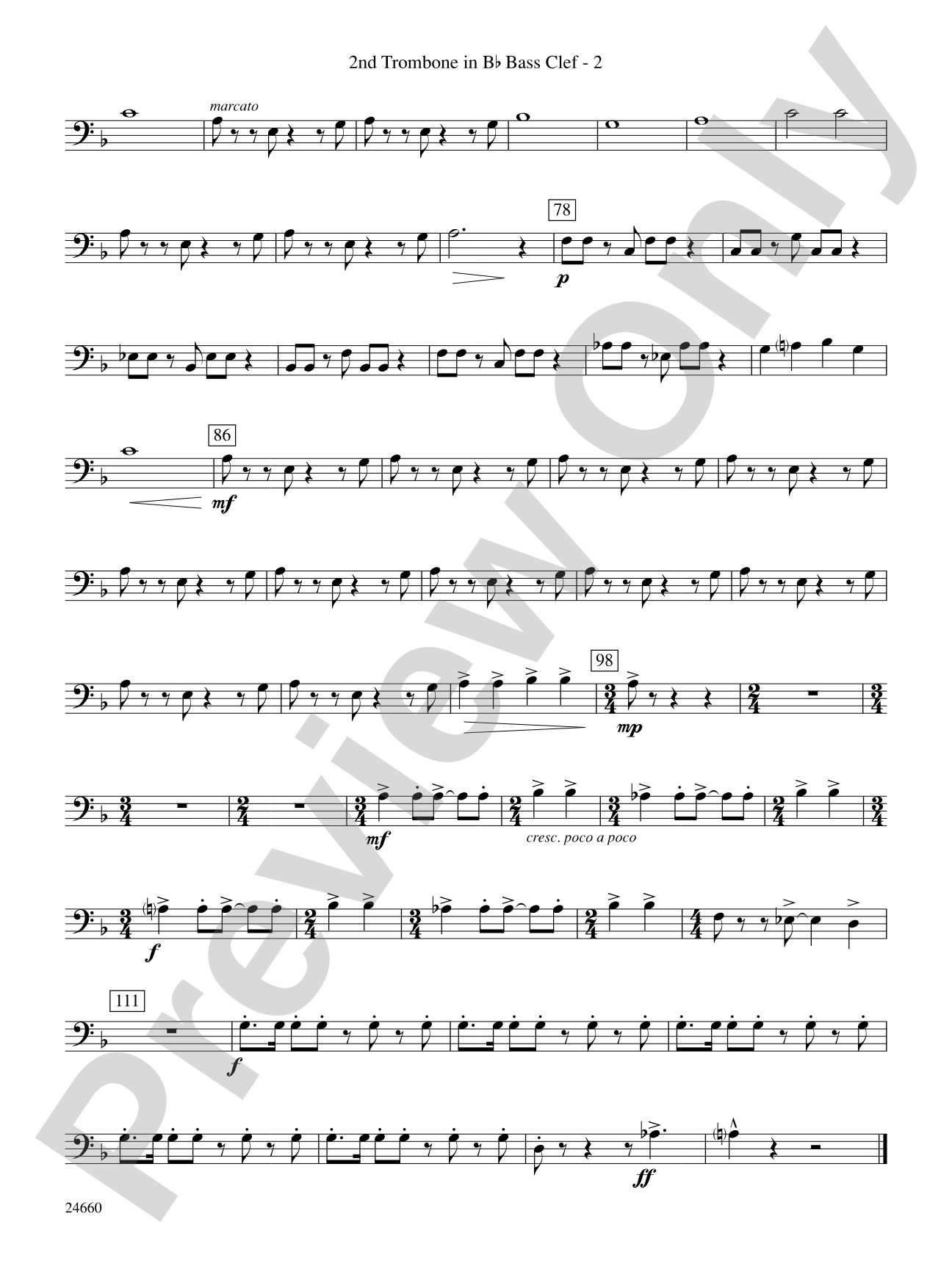 Manassas Junction: (wp) 2nd B-flat Trombone B.C.